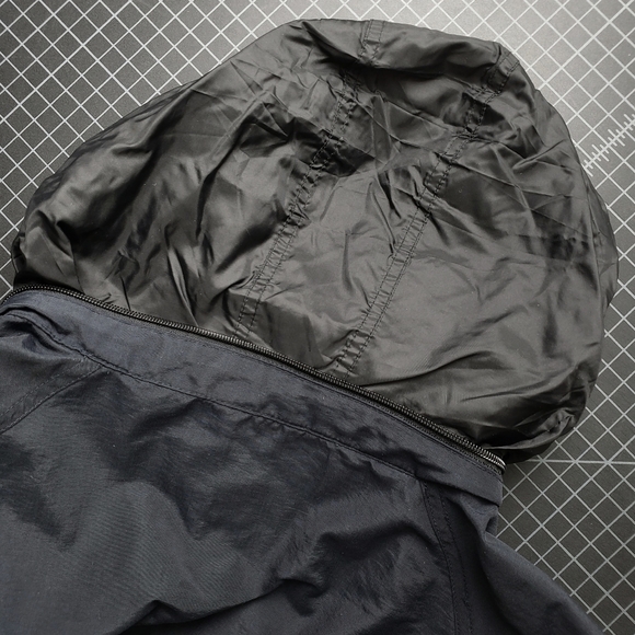 STRUCTURE WINDBREAKER JACKET - DARK NAVY - VINTAGE 90'S - Picture 9 of 11